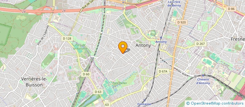 localisation de l'entreprise SCI GUILEAVIN à ANTONY