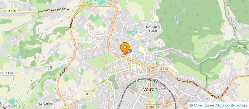 localisation de l'entreprise SCI GUILFRA à VOIRON
