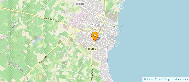 localisation de l'entreprise SCI GUILHEM à MARSEILLAN