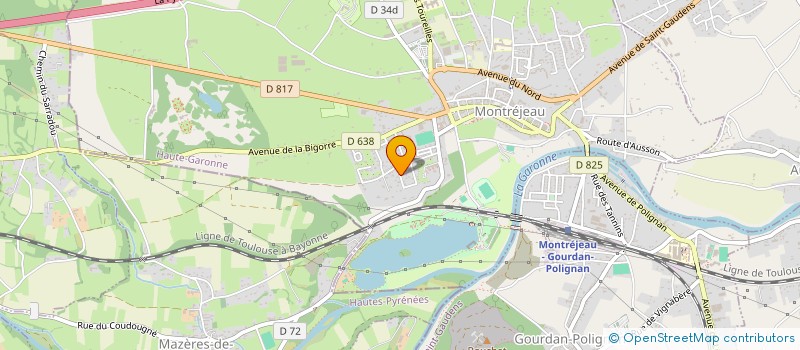 localisation de l'entreprise SCI GUILHEM  MONTREJEAU