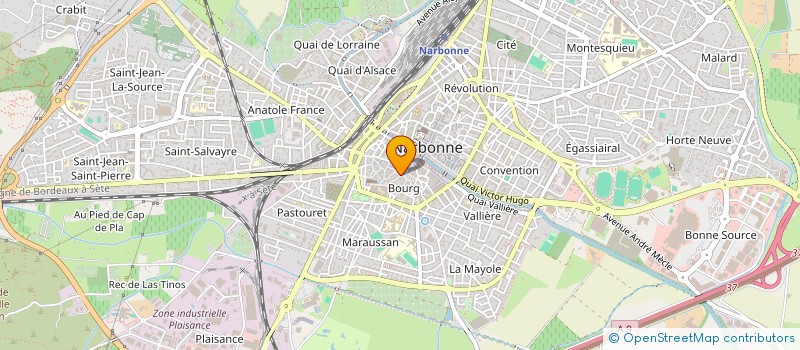 localisation de l'entreprise SCI GUILHEM ET CIE à NARBONNE