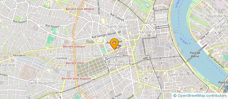 localisation de l'entreprise SCI GUILHEM ET WAGNER  BORDEAUX