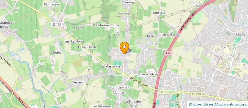 localisation de l'entreprise SCI GUILHENDOU PRO à CHARNAY-LES-MACON