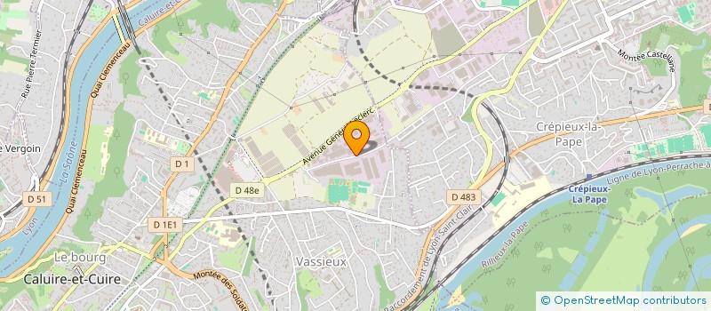 localisation de l'entreprise SCI GUILHERME  CALUIRE-ET-CUIRE