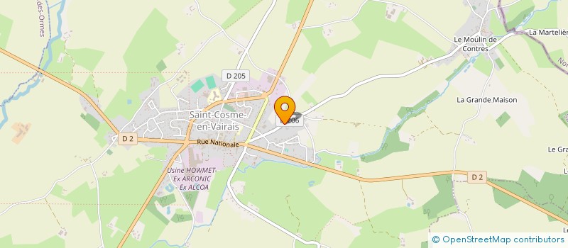 localisation de l'entreprise SCI GUILHERME  SAINT-COSME-EN-VAIRAIS