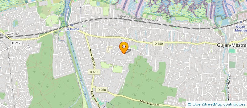 localisation de l'entreprise SCI GUILI  GUJAN-MESTRAS