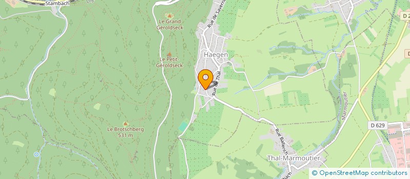 localisation de l'entreprise SCI GUILI  HAEGEN