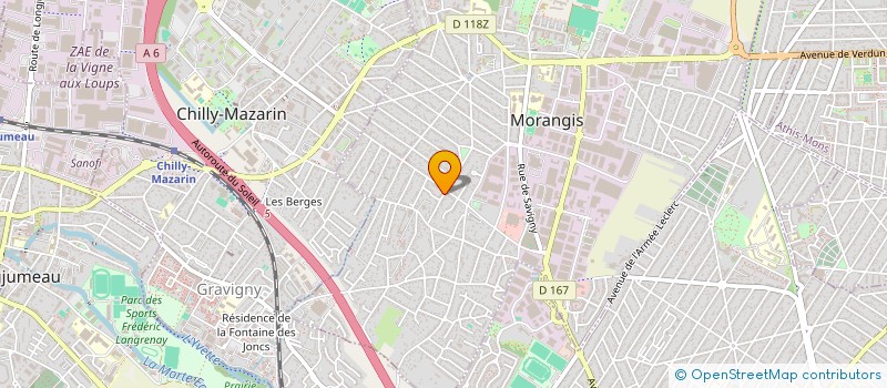 localisation de l'entreprise SCI GUILIAD à MORANGIS