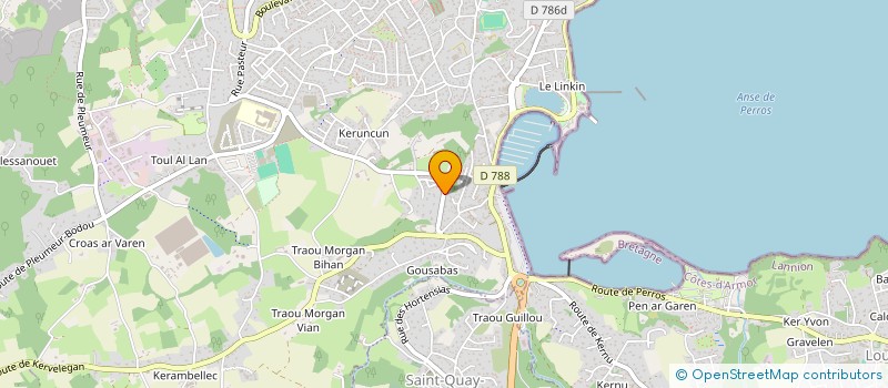 localisation de l'entreprise SCI GUILIEN 2 à PERROS-GUIREC