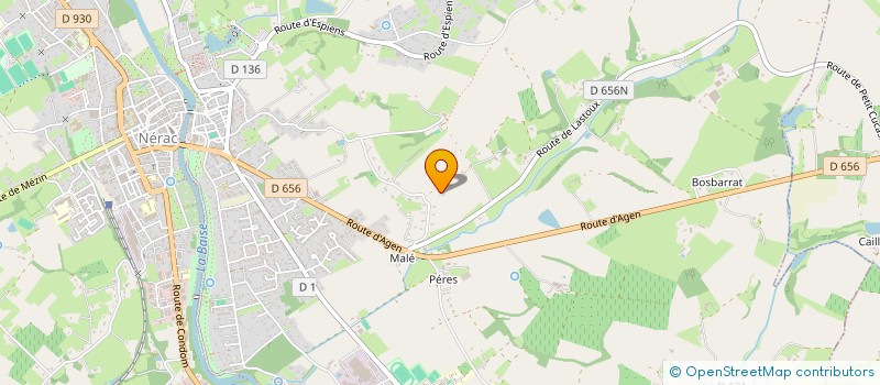 localisation de l'entreprise SCI GUILIN  NERAC