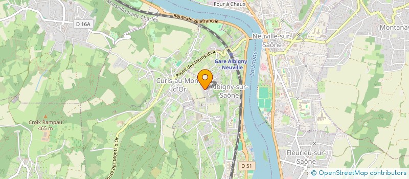 localisation de l'entreprise SCI GUILINE  CURIS-AU-MONT-D'OR