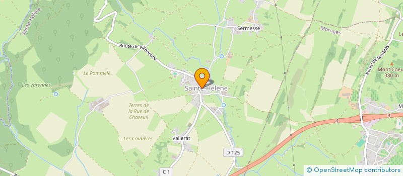 localisation de l'entreprise SCI GUILLAMIN  MONTAGNY-LES-BUXY