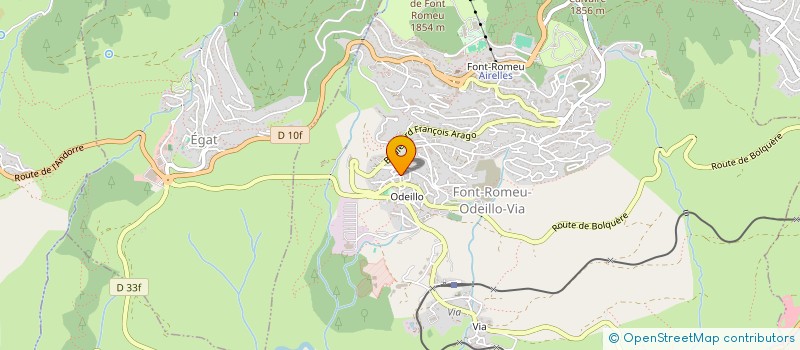 localisation de l'entreprise SCI GUILLAMO  FONT-ROMEU-ODEILLO-VIA