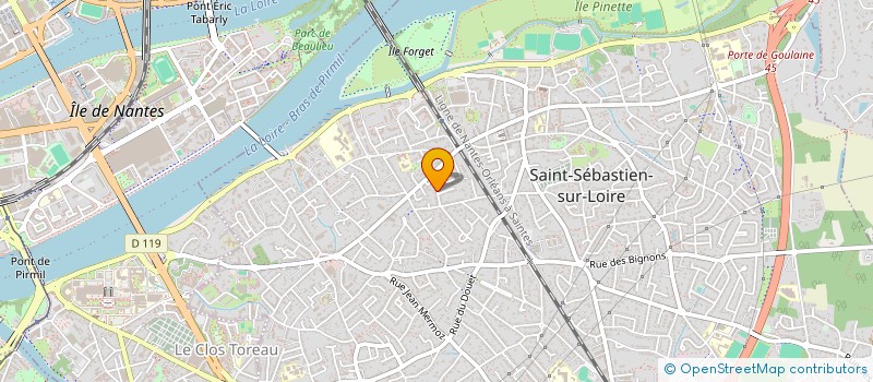 localisation de l'entreprise SCI GUILLARD CHOCOLAT à SAINT-SEBASTIEN-SUR-LOIRE