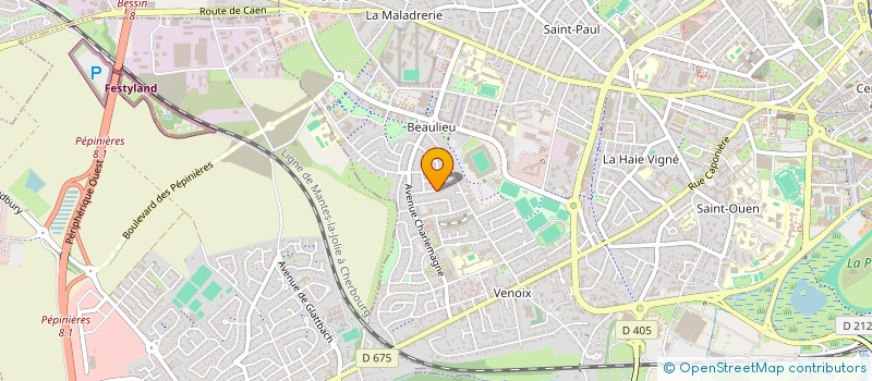 localisation de l'entreprise SCI GUILLAUME 104  CAEN