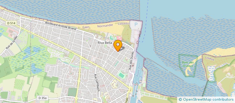 localisation de l'entreprise SCI GUILLAUME  OUISTREHAM