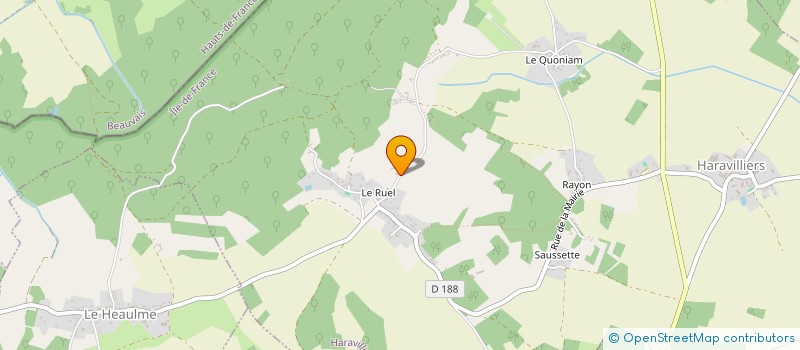 localisation de l'entreprise SCI GUILLAUME  HARAVILLIERS