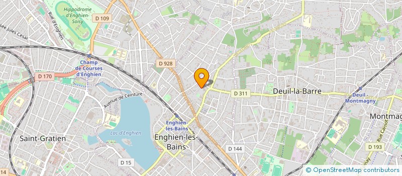 localisation de l'entreprise SCI GUILLAUME  MONTMORENCY