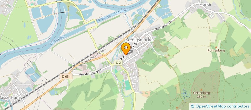 localisation de l'entreprise SCI GUILLAUME à KŒNIGSMACKER