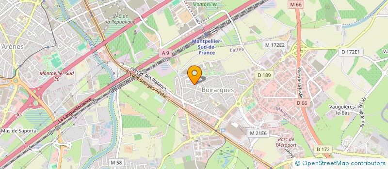 localisation de l'entreprise SCI GUILLAUME C à LATTES