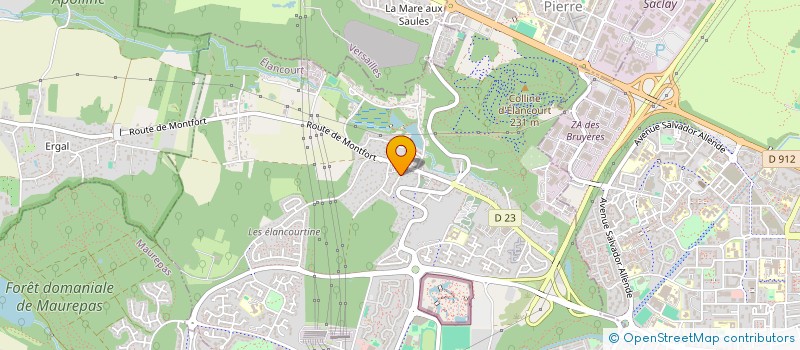 localisation de l'entreprise SCI GUILLAUME III TALVAS  ELANCOURT