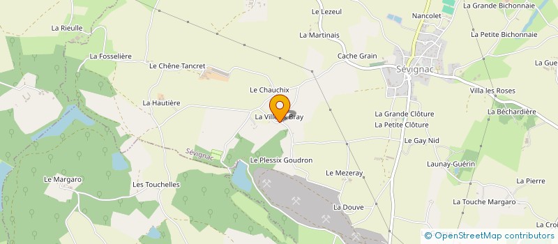 localisation de l'entreprise SCI GUILLAUME LE CAM  SEVIGNAC