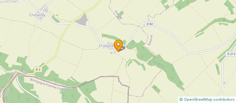 localisation de l'entreprise SCI GUILLAUME PARTHIOT  CHASEREY