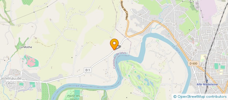 localisation de l'entreprise SCI GUILLAUME PAUL  CASTELNAU-DE-LEVIS