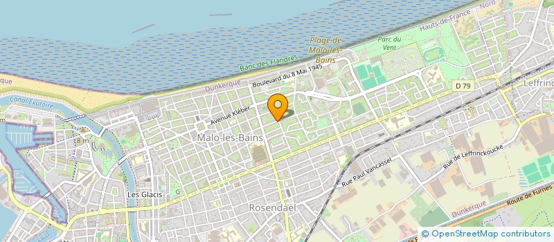 localisation de l'entreprise SCI GUILLAUME TAVER à DUNKERQUE