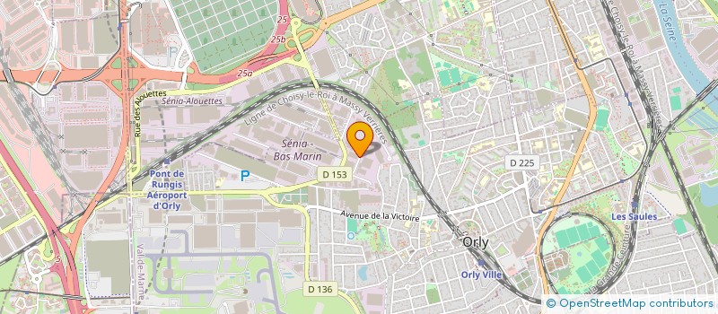 localisation de l'entreprise SCI GUILLAUME THIAIS  ORLY