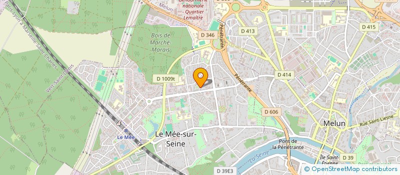 localisation de l'entreprise SCI GUILLAUMETTE  LE MEE-SUR-SEINE