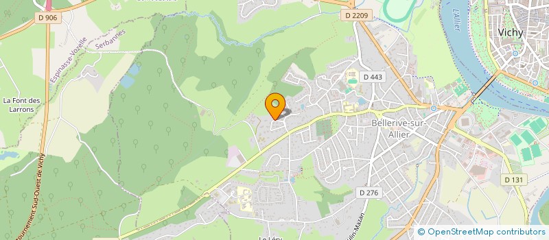 localisation de l'entreprise SCI GUILLAUMIN  BELLERIVE-SUR-ALLIER