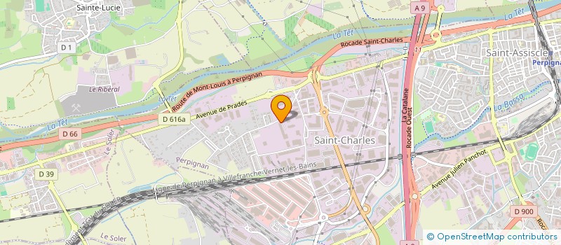 localisation de l'entreprise SCI GUILLAUMOND-BLEY à PERPIGNAN