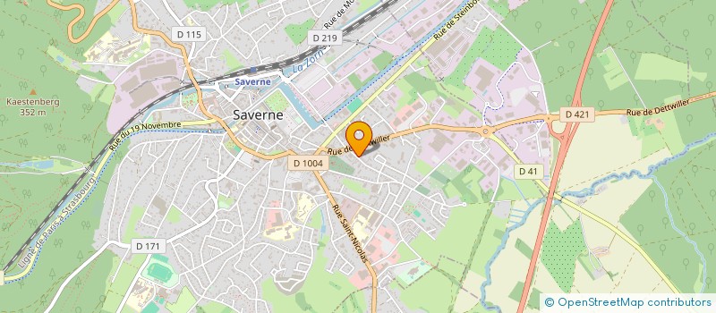 localisation de l'entreprise SCI GUILLAUMONT  SAVERNE