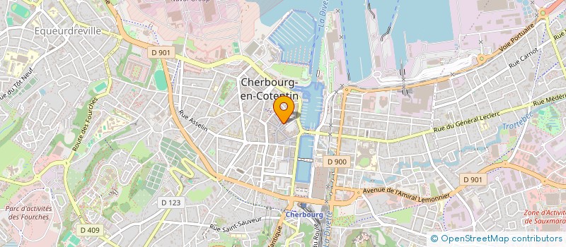 localisation de l'entreprise SCI GUILLE à CHERBOURG-EN-COTENTIN