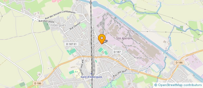 localisation de l'entreprise SCI GUILLE DE CHEVIREUIL  ISBERGUES