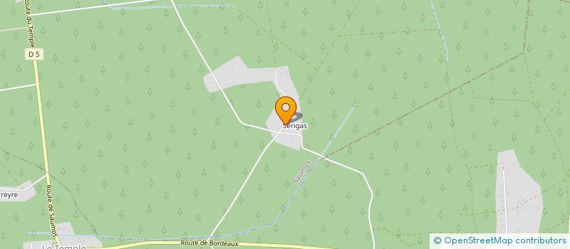 localisation de l'entreprise SCI GUILLEM ET CONSORTS  LE TEMPLE