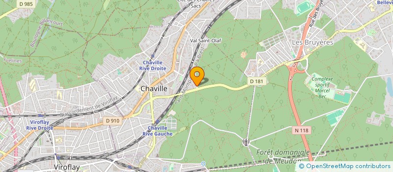 localisation de l'entreprise SCI GUILLEMAUD à CHAVILLE