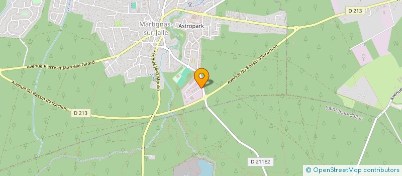 localisation de l'entreprise SCI GUILLEMET PUYALTO-MOUSSU  MARTIGNAS-SUR-JALLE