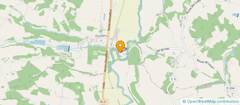 localisation de l'entreprise SCI GUILLEMIN  LAYRAC