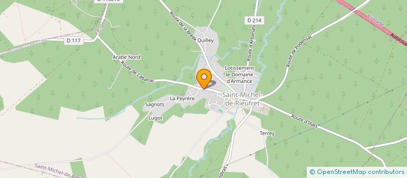 localisation de l'entreprise SCI GUILLEMIN  SAINT-MICHEL-DE-RIEUFRET