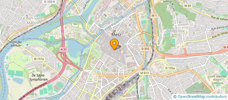 localisation de l'entreprise SCI GUILLEMINOT  METZ