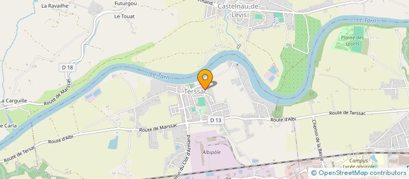 localisation de l'entreprise SCI GUILLEMON  TERSSAC