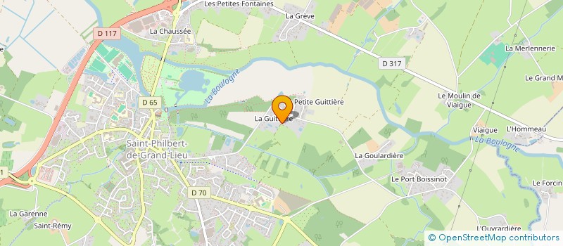 localisation de l'entreprise SCI GUILLEMOT FRERES  SAINT-PHILBERT-DE-GRAND-LIEU