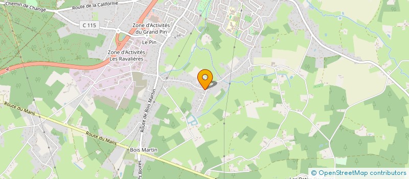 localisation de l'entreprise SCI GUILLERM  CHANGE