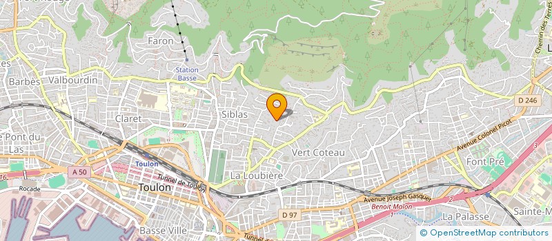 localisation de l'entreprise SCI GUILLERM  TOULON