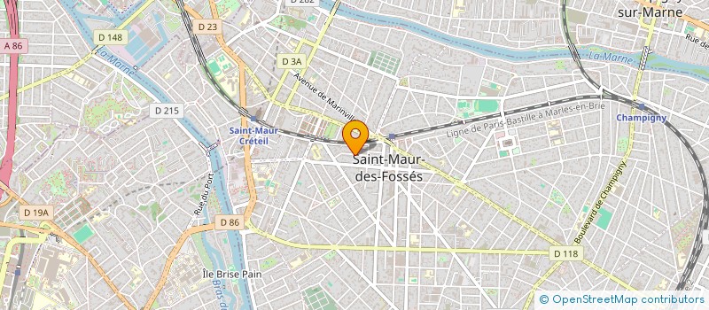 localisation de l'entreprise SCI GUILLERM ARCADIE à SAINT-MAUR-DES-FOSSES