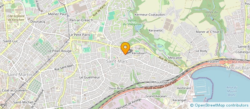 localisation de l'entreprise SCI GUILLERM-SEITE  LE RELECQ-KERHUON