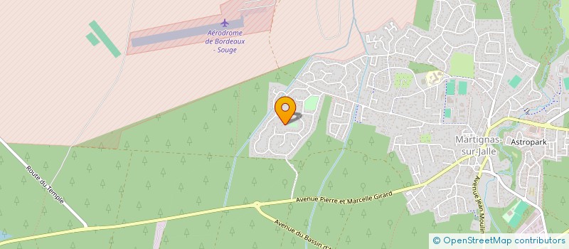 localisation de l'entreprise SCI GUILLERMO-CAUTERETS  MARTIGNAS-SUR-JALLE