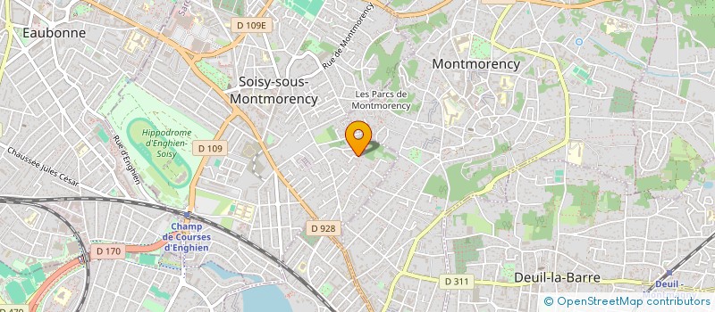 localisation de l'entreprise SCI GUILLET  SOISY-SOUS-MONTMORENCY